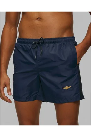 Aeronautica Militare Badeshorts Für Herren In Marineblau