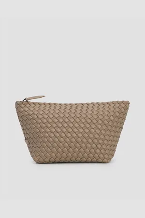 Naghedi Portofino Medium Cosmetic Case Handgeflochtene Kosmetiktasche Für Damen