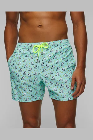 MC2 SAINT BARTH Lighting Micro Fantasy Badeshorts Für Herren In Grün