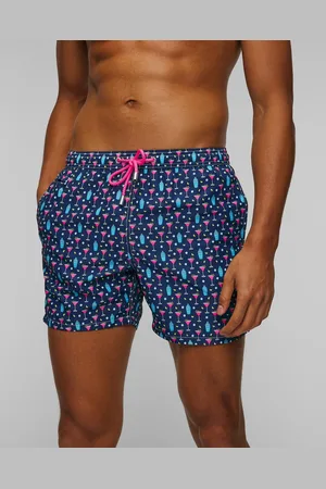 MC2 SAINT BARTH Lighting Micro Fantasy Badeshorts Für Herren In Marineblau