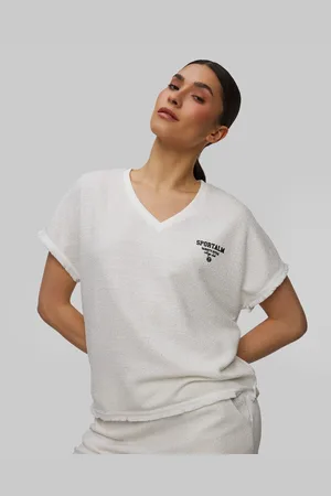 Sportalm Damen-t-shirt Aus Bouclé In