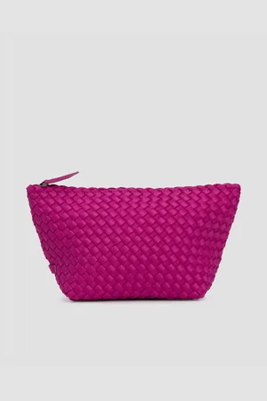 Naghedi Portofino Medium Cosmetic Case Handgeflochtene Kosmetiktasche Für Damen