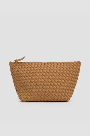 Naghedi Portofino Medium Cosmetic Case Handgeflochtene Kosmetiktasche Für Damen
