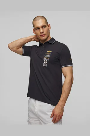 Aeronautica Militare Poloshirt Für Herren In Marineblau