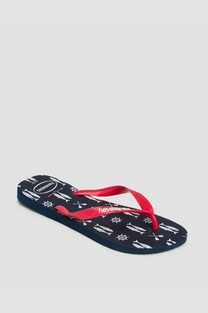 Havaianas Top Nautical Herren-flip-flops In Marineblau Und Rot