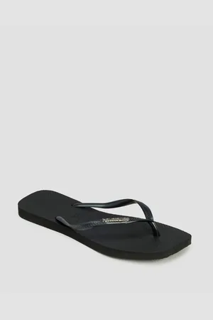 Havaianas Slim Square Logo Metallic Flip-flops Für Damen In