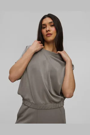 Deha Kurzarm-sweatshirt Für Damen In Khaki