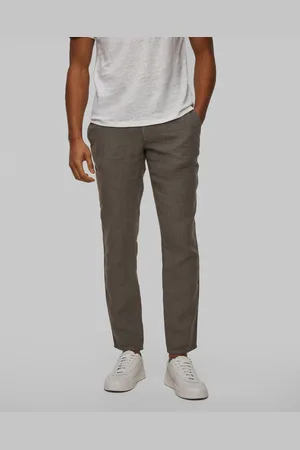 Alberto House-pure Linen Herren-leinenhose In