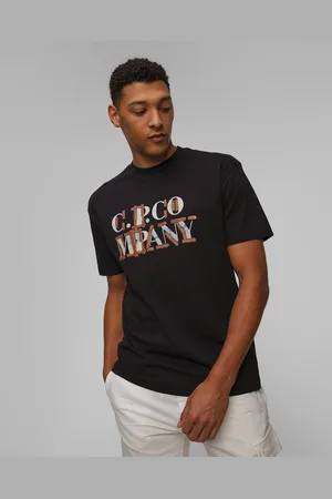 C.P. Company C.p. Company 30/1 Jersey Blurred Logo Herren-t-shirt In