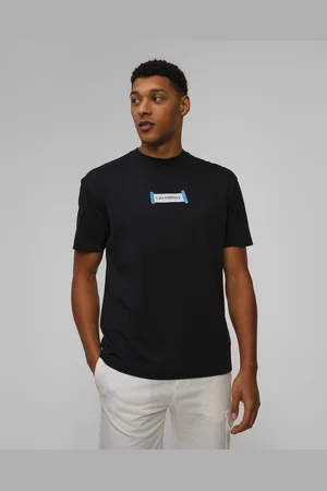C.P. Company C.p. Company 30/1 Jersey Printed Logo Herren-t-shirt In Marineblau