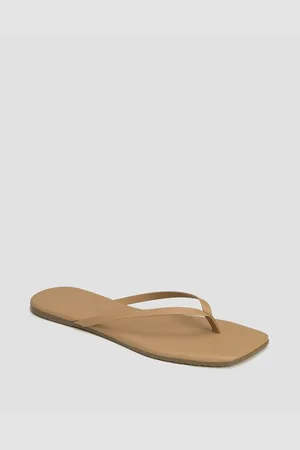 Tkees Square Toe Lily Damen-flip-flops Aus Leder
