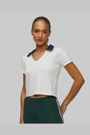 The Upside Jacobs V Neck Collared Polo Damen-poloshirt