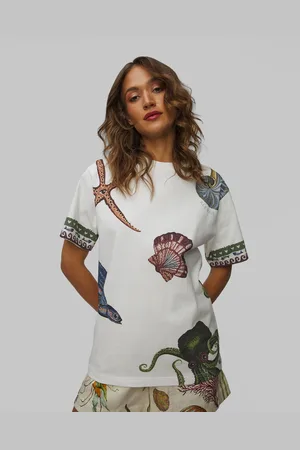 ALÉMAIS Bath House Damen-t-shirt Aus Bio-baumwolle