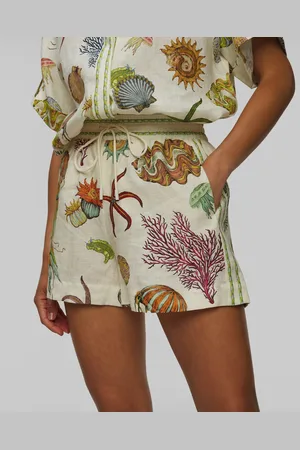 ALÉMAIS Sea Short Damenshorts Aus Leinen