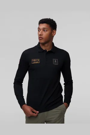 Aeronautica Militare Langarm-polo Für Herren In