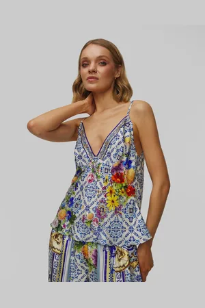 Camilla V Neck Cami Wall To Wall Wonders Seidentop Für Damen