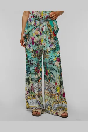 Camilla Wide Leg Seidenhose Für Damen