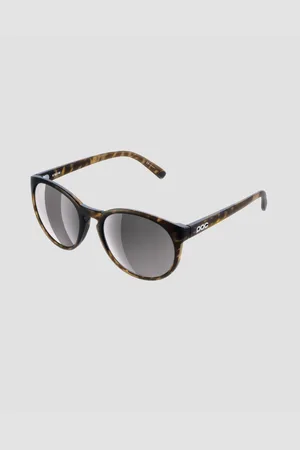 POC Know Sonnenbrille In Schwarz Und Gold Mit Clarity Road/sunny Silver Gläsern