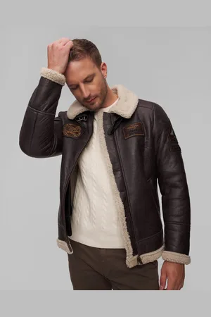Aeronautica Militare Lederjacke Für Herren In
