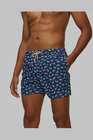 MC2 SAINT BARTH Lighting Micro Fantasy Badeshorts Für Herren In Marineblau