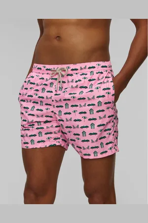 MC2 SAINT BARTH Lighting Micro Fantasy Badeshorts Für Herren In Pink