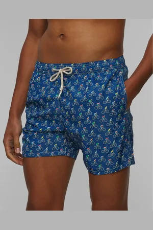 MC2 SAINT BARTH Lighting Micro Fantasy Badeshorts Für Herren In Marineblau