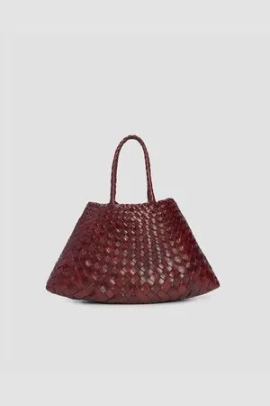 Dragon Diffusion Santa Croce Small Handgewebte Ledertasche In