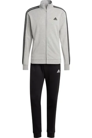 adidas BASIC 3-STREIFEN FRENCH TERRY Trainingsanzug Herren
