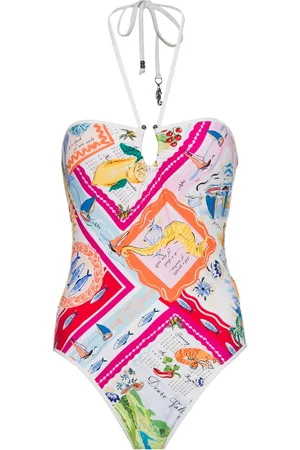 Seafolly Wish You Were Here Badeanzug Damen
