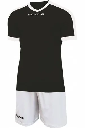 Givova Kit Revolution Fußball Trikot mit Shorts weiß