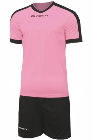 Givova Kit Revolution Fußball Trikot mit Shorts rosa