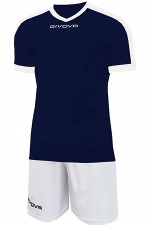 Givova Kit Revolution Fußball Trikot mit Shorts navy
