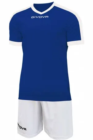 Givova Kit Revolution Fußball Trikot mit Shorts blau