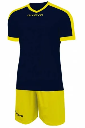 Givova Kit Revolution Fußball Trikot mit Shorts navy