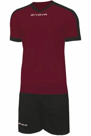 Givova Kit Revolution Fußball Trikot mit Shorts schwarz