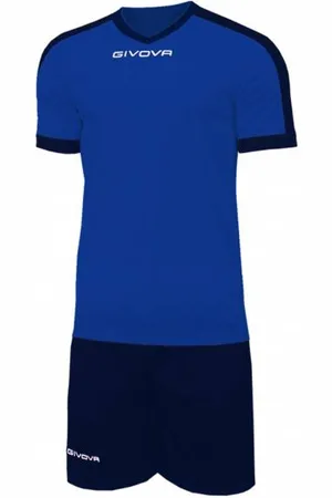 Givova Kit Revolution Fußball Trikot mit Shorts blau