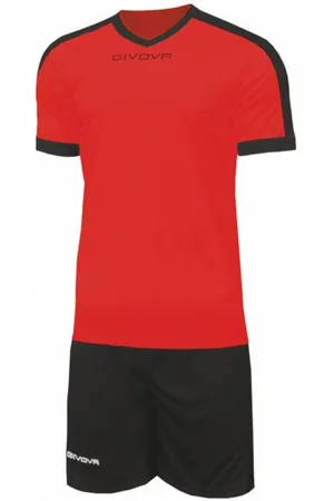 Givova Kit Revolution Fußball Trikot mit Shorts orange
