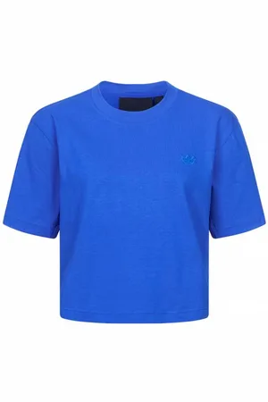 adidas Originals Blue Version Essentials Cropped Damen T-Shirt