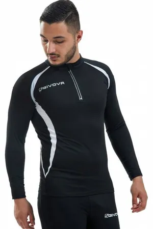 Givova 1/2-Zip Herren Laufshirt
