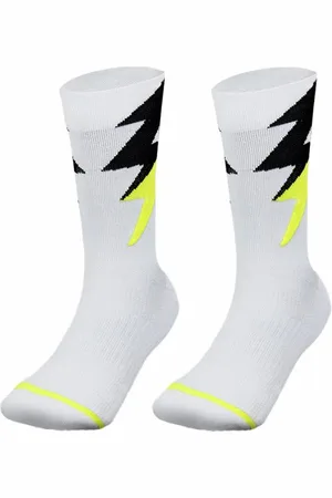 Zeus Thunder lange Spezial Trainingssocken weiß