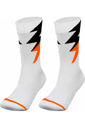 Zeus Thunder lange Spezial Trainingssocken weiß