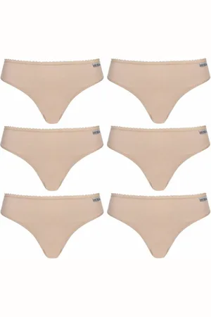 MONT EMILIAN "Nimes" Damen Tanga 6er-Pack