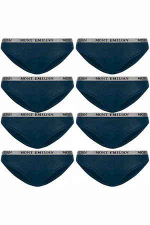 MONT EMILIAN "Grenoble" Damen Slip 8er-Pack