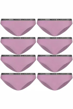 MONT EMILIAN "Grenoble" Damen Slip 8er-Pack