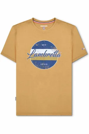 Lambretta Vintage Print Herren T-Shirt