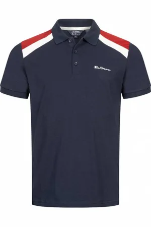 Ben Sherman Stripe Herren Polo-Shirt 0065225-DARK