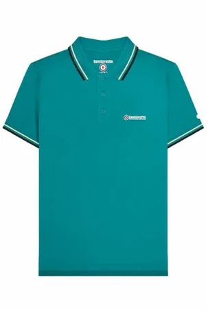 Lambretta Twin Tipped Herren Polo-Shirt SS1608-DEEP
