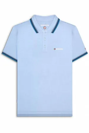 Lambretta Triple Tipped Herren Polo-Shirt SS1650-CLEAR