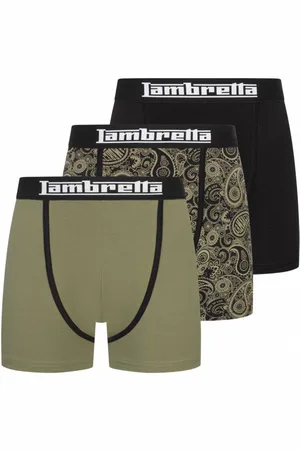 Lambretta Paisley Herren Boxershorts 3er-Pack