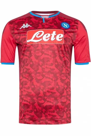 Kappa SSC Neapel UEFA Pro Herren Trikot 304NXL0-RED FANTASY-RED